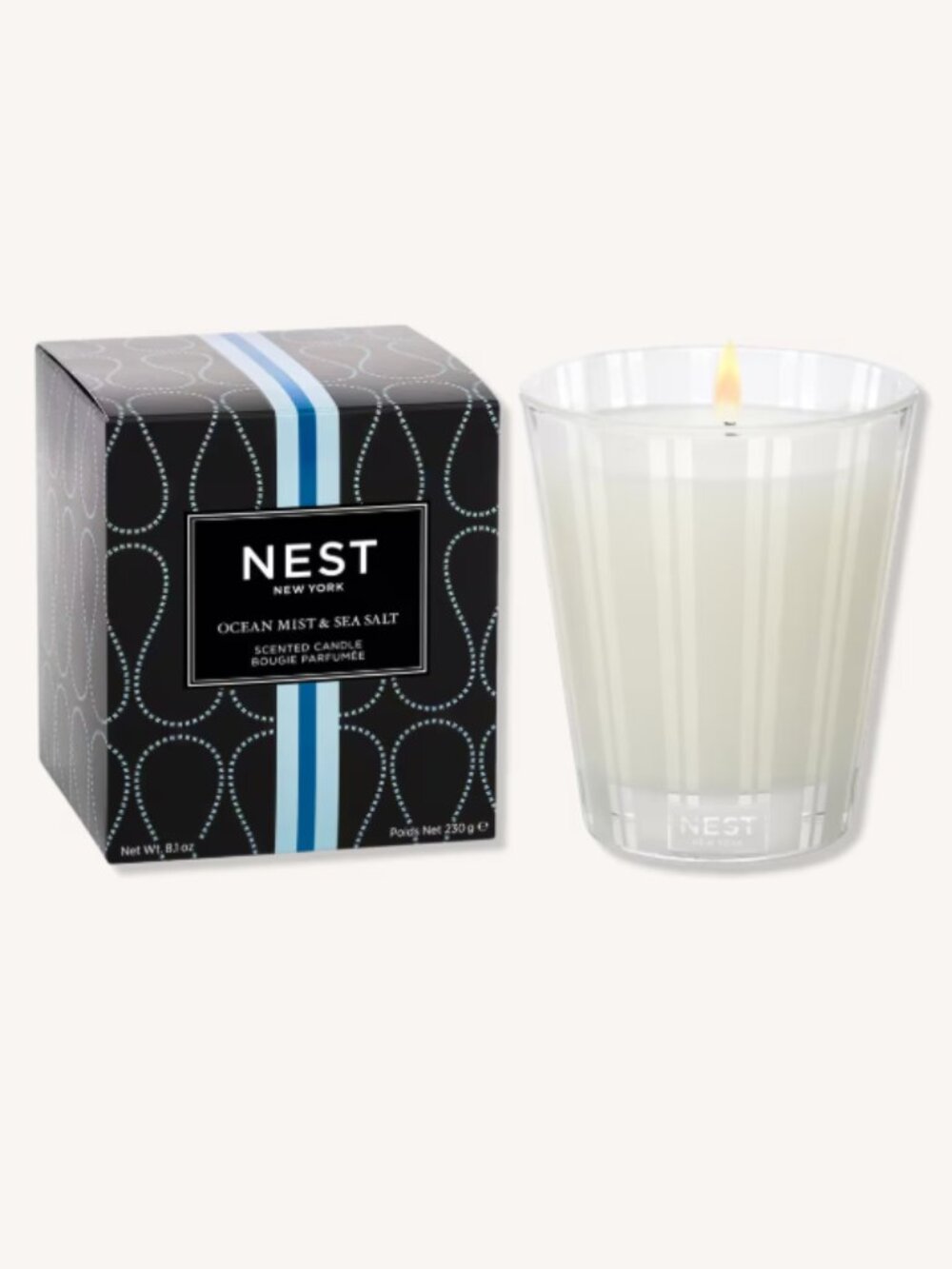 MSRP $50 | NEST New York Ocean Mist & Sea Salt Classic Candle 8.1 oz - NIB